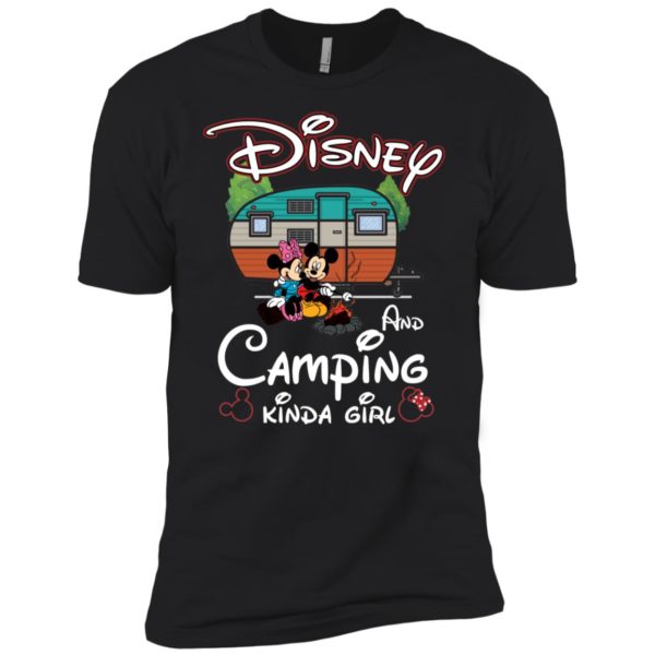 Mickey and Minnie Disney And Camping Kinda Girl Shirt