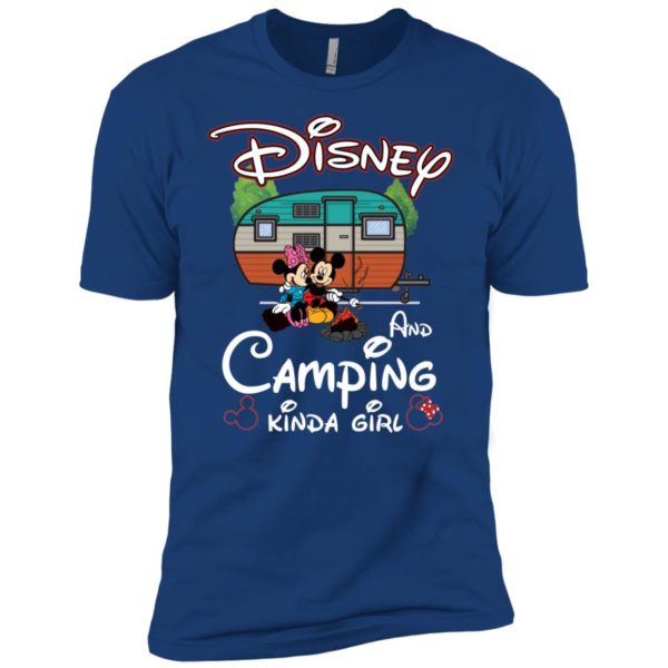 Mickey and Minnie Disney And Camping Kinda Girl Shirt