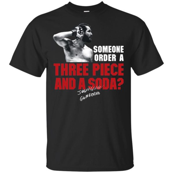 Three Piece And A Soda Jorge Masvidal Shirt