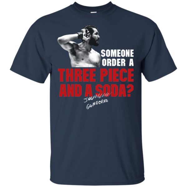 Three Piece And A Soda Jorge Masvidal Shirt