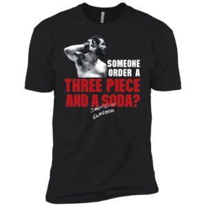 Three Piece And A Soda Jorge Masvidal Shirt