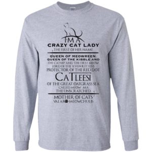 Game of Thrones I'm A Crazy Cat Lady Shirt