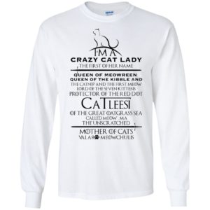 Game of Thrones I'm A Crazy Cat Lady Shirt
