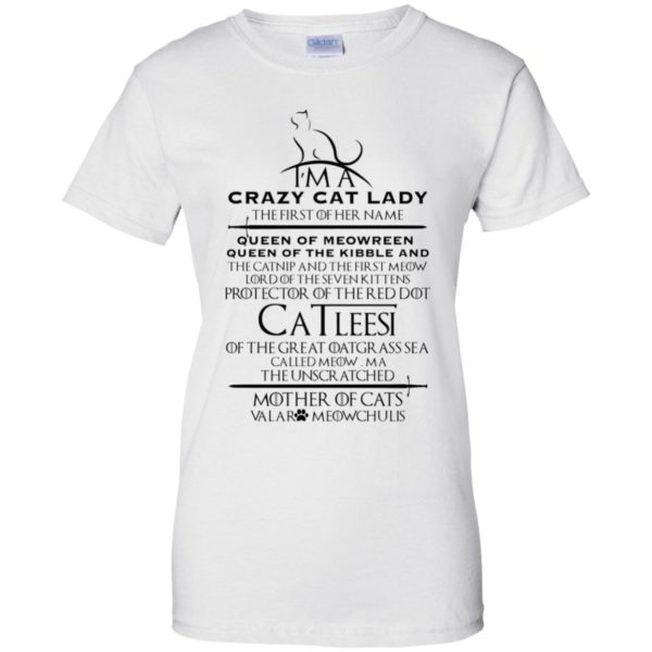 Game of Thrones I'm A Crazy Cat Lady Shirt