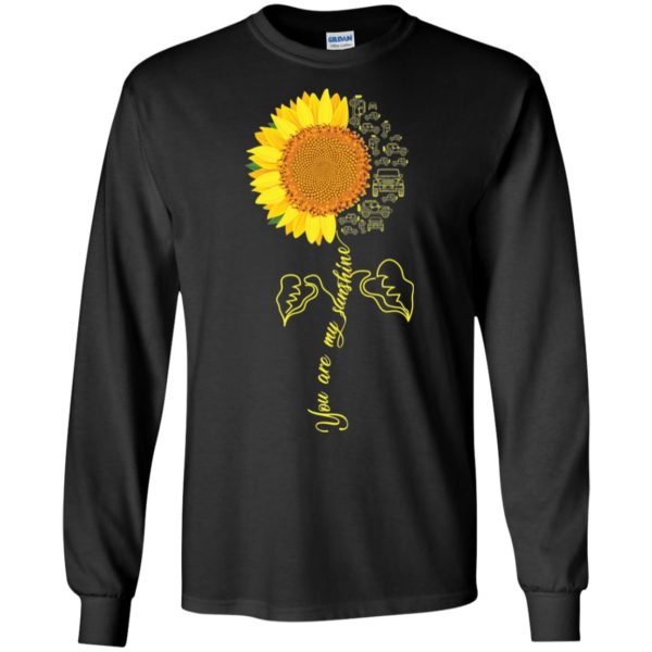 You Are My Sunshine Sunflower Jeep Shirt