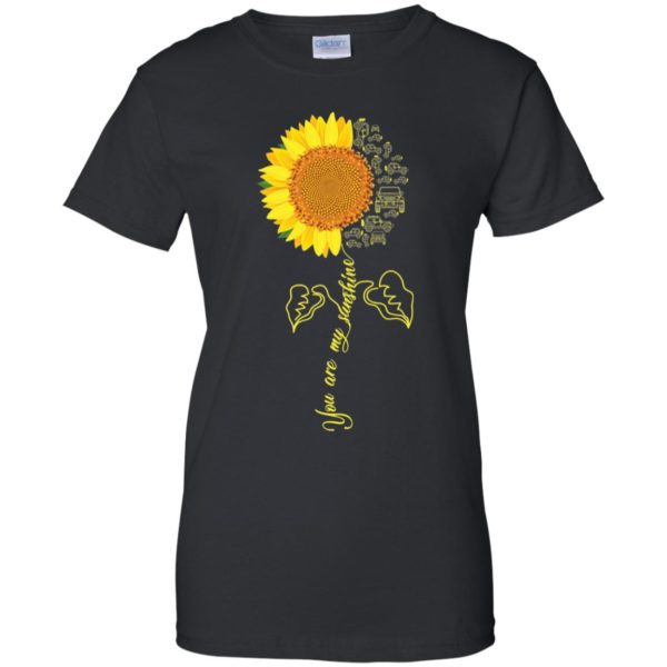 You Are My Sunshine Sunflower Jeep Shirt