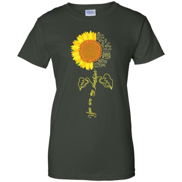 You Are My Sunshine Sunflower Jeep Shirt