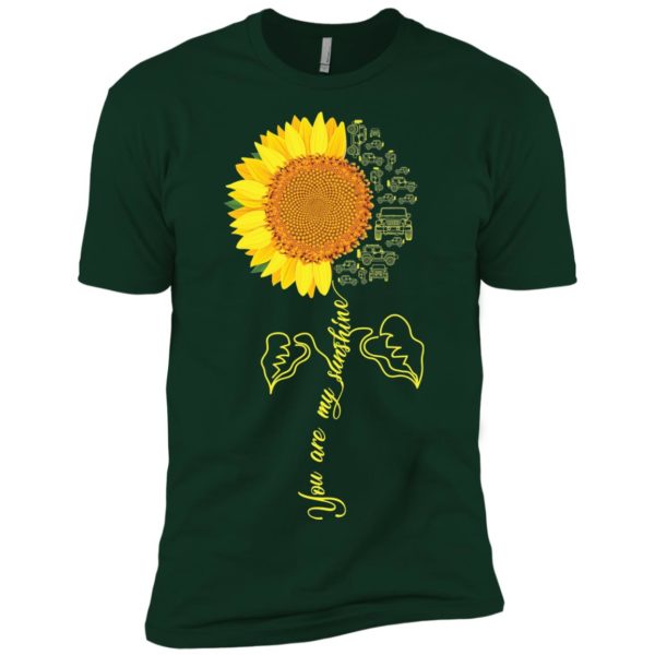 You Are My Sunshine Sunflower Jeep Shirt