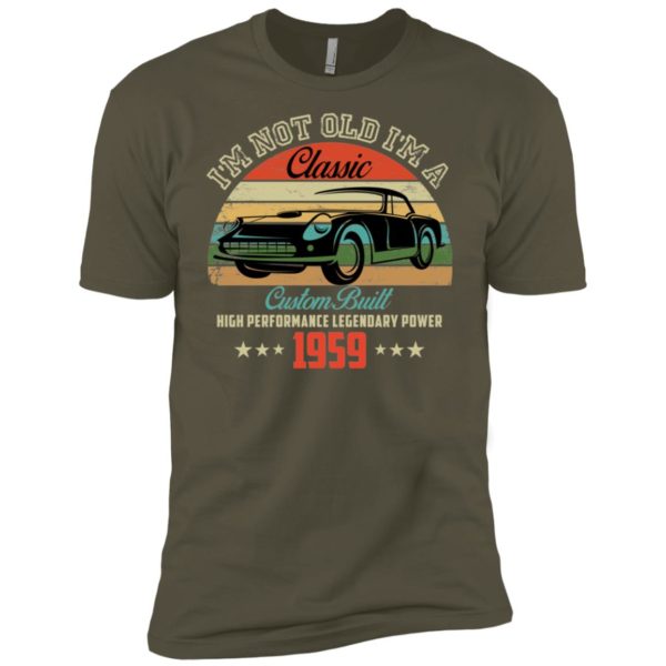 60th Birthday Shirt I'm Not Old I'm Classic 1959 Car Shirt