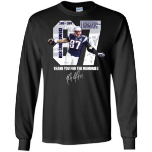 Rob Gronkowski Patriots Thank You For The Memories Shirt