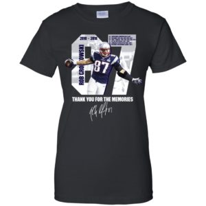 Rob Gronkowski Patriots Thank You For The Memories Shirt
