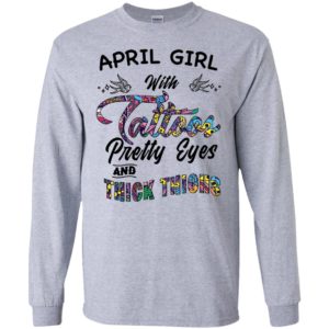 April Girl With Tattoos Pretty & Eyes Thick Thighs Shirt