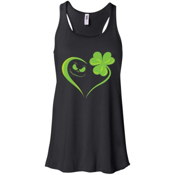 Jack Skellington and Irish Leaf Clover Saint Patrick's Day Shirt