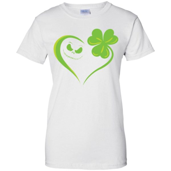 Jack Skellington and Irish Leaf Clover Saint Patrick's Day Shirt