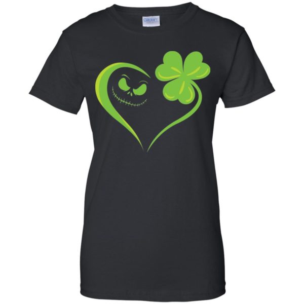 Jack Skellington and Irish Leaf Clover Saint Patrick's Day Shirt