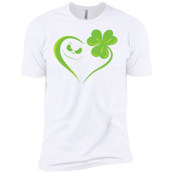 Jack Skellington and Irish Leaf Clover Saint Patrick's Day Shirt