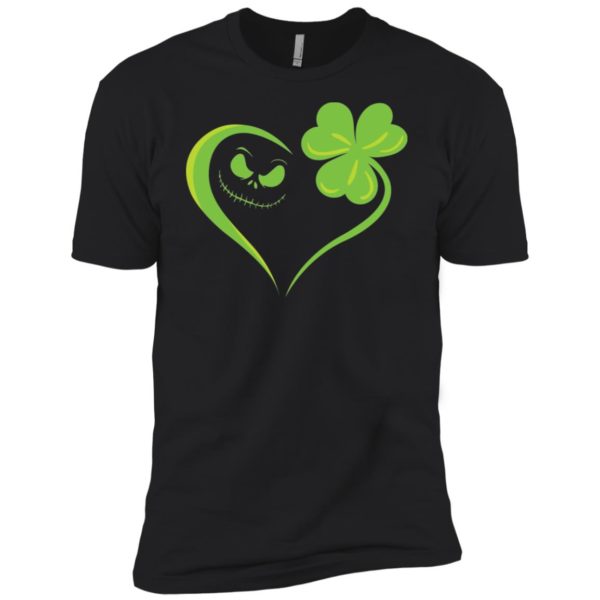 Jack Skellington and Irish Leaf Clover Saint Patrick's Day Shirt