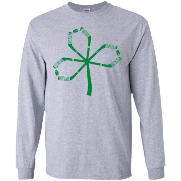 Hockey Patrick'S Day Shamrock Hockey Irish Shirt