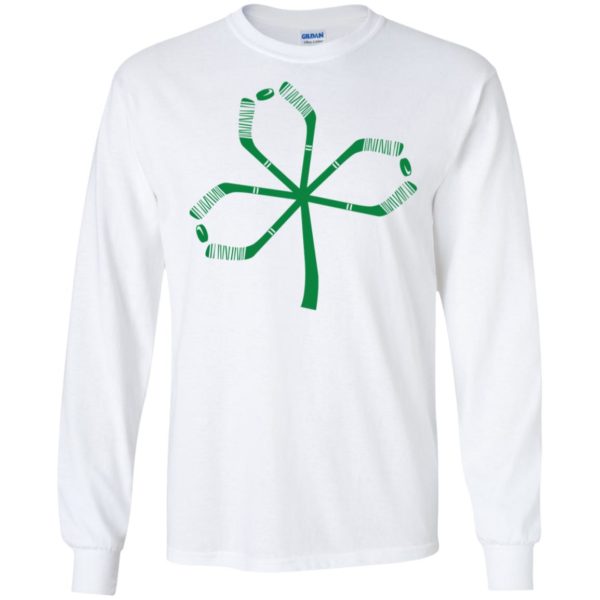 Hockey Patrick'S Day Shamrock Hockey Irish Shirt