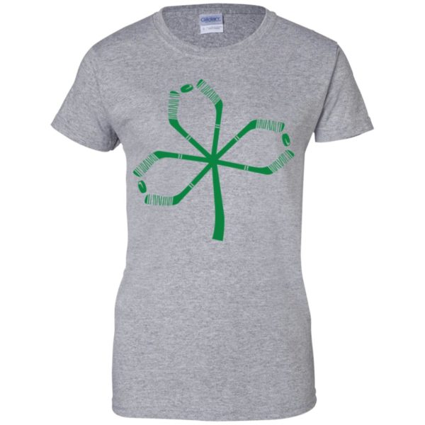 Hockey Patrick'S Day Shamrock Hockey Irish Shirt