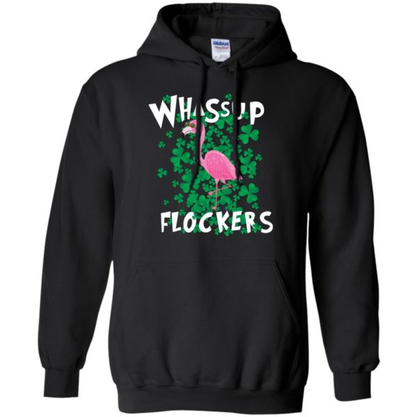 Whassup Flockers Flamingo St Patrick’s Day Shirt