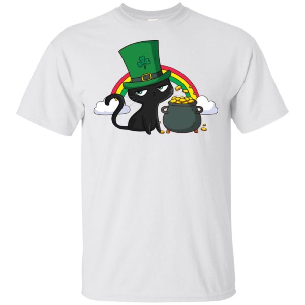Cat Leprechaun Funny Cat Saint Patrick's Day Shirt