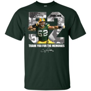 Clay Matthews III Thank You For The Memories Shirt