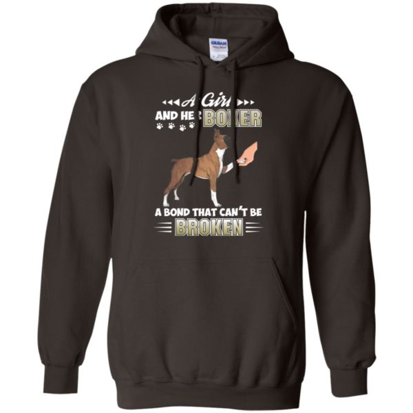 A Girl And Her Boxer A Bond That Can't Be Broken shirt