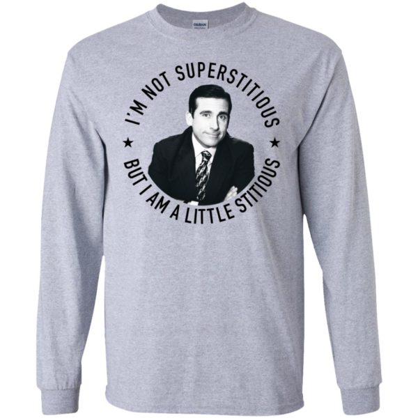 Michael Scott I'm Not Superstitious, But I Am A Little Stitious Shirt