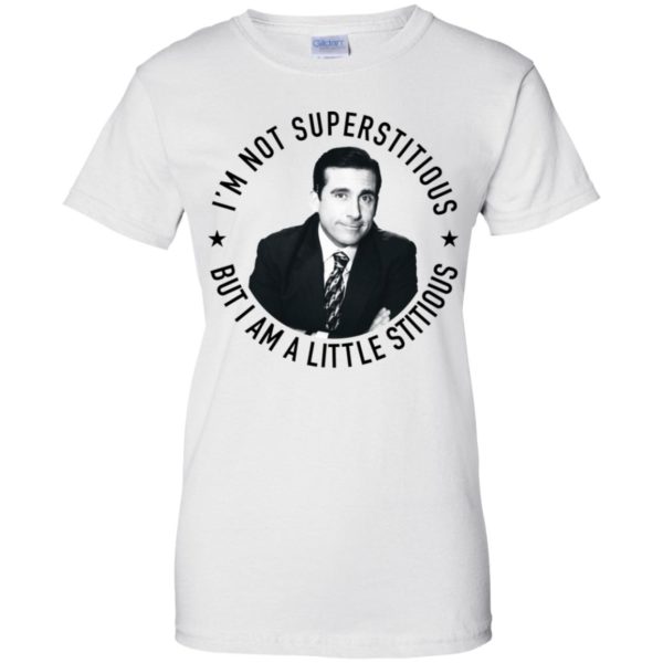 Michael Scott I'm Not Superstitious, But I Am A Little Stitious Shirt