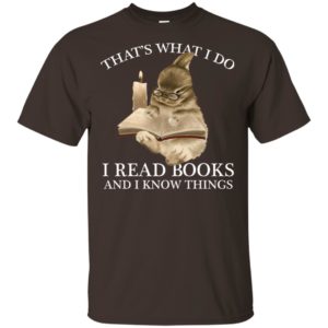 Rabbit That's What I Do I Read Books And I Know Things Shirt