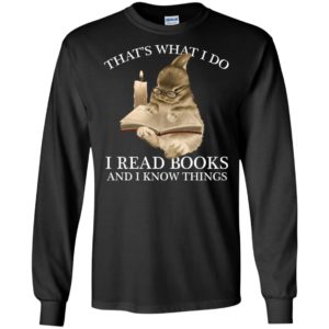Rabbit That's What I Do I Read Books And I Know Things Shirt