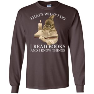 Rabbit That's What I Do I Read Books And I Know Things Shirt
