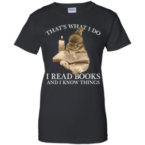 Rabbit That's What I Do I Read Books And I Know Things Shirt