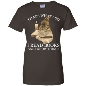 Rabbit That's What I Do I Read Books And I Know Things Shirt