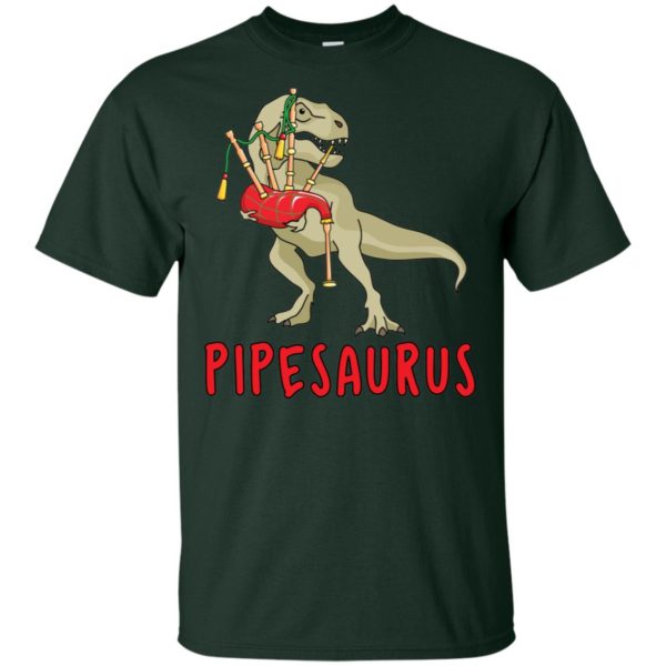 Bagpipe Saurus Irish Bagpiper Dinosaurs Bagpiping Shirt