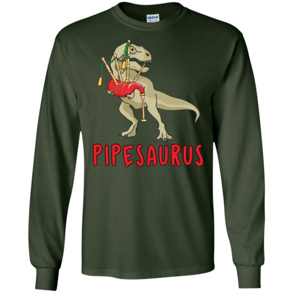 Bagpipe Saurus Irish Bagpiper Dinosaurs Bagpiping Shirt