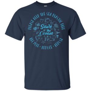 Save The Ocean Keep Sea Plastic Free Shirt