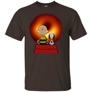 Snoopy And Charlie Brown Watching Cosmic Black Hole Shirt image Snoopy And Charlie Brown Watching Cosmic Black Hole Shirt