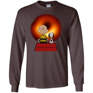 Snoopy And Charlie Brown Watching Cosmic Black Hole Shirt image Snoopy And Charlie Brown Watching Cosmic Black Hole Shirt