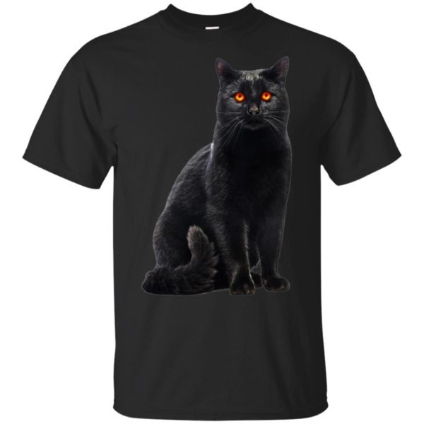 Black Hole In Eyes Of Black Cat Shirt