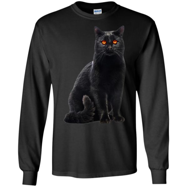 Black Hole In Eyes Of Black Cat Shirt