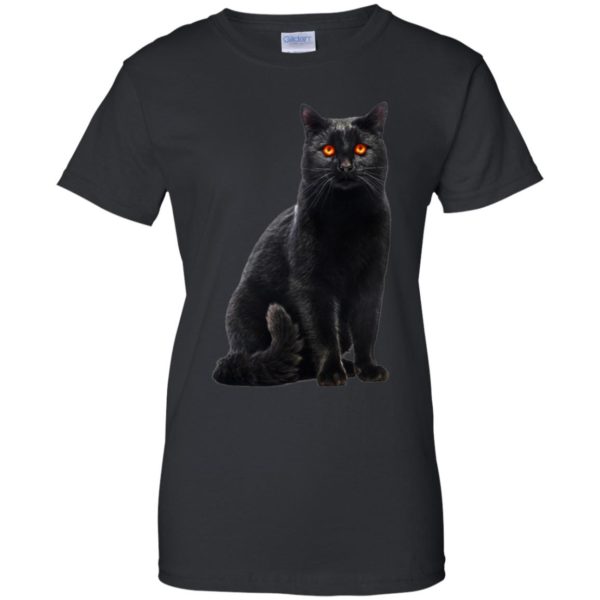 Black Hole In Eyes Of Black Cat Shirt