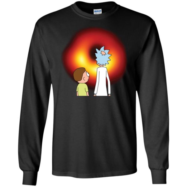 Rick and Morty Watching Black Hole Shirt