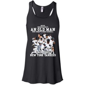 Never underestimate an old man who love New York Yankees shirt
