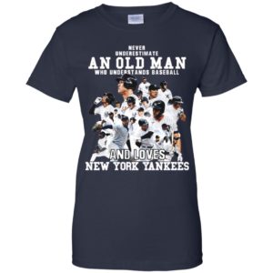 Never underestimate an old man who love New York Yankees shirt