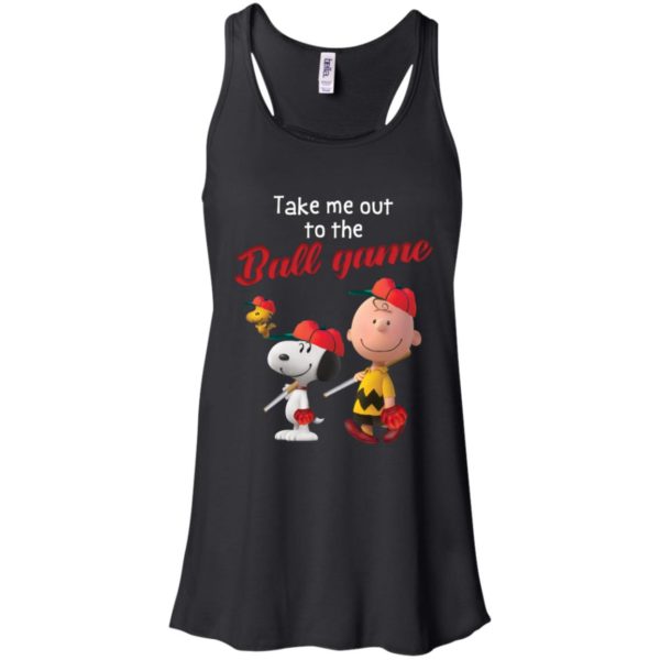 Charlie Brown Snoopy And Woodstock Take Me Out To The Ball Game Shirt