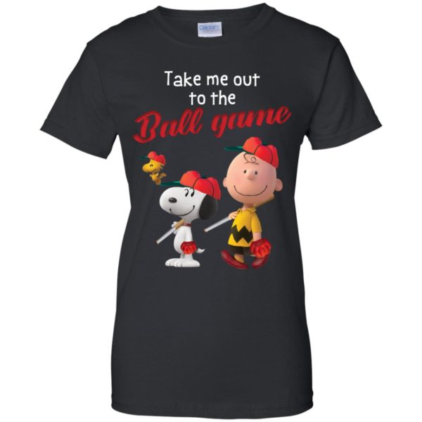 Charlie Brown Snoopy And Woodstock Take Me Out To The Ball Game Shirt