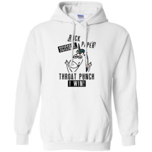Unicorn Rock Paper Scissors Throat Punch I Win Shirt