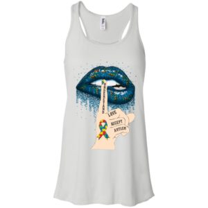 Autism Awareness Ribbons Lips Understand Love Accept Autism Shirt